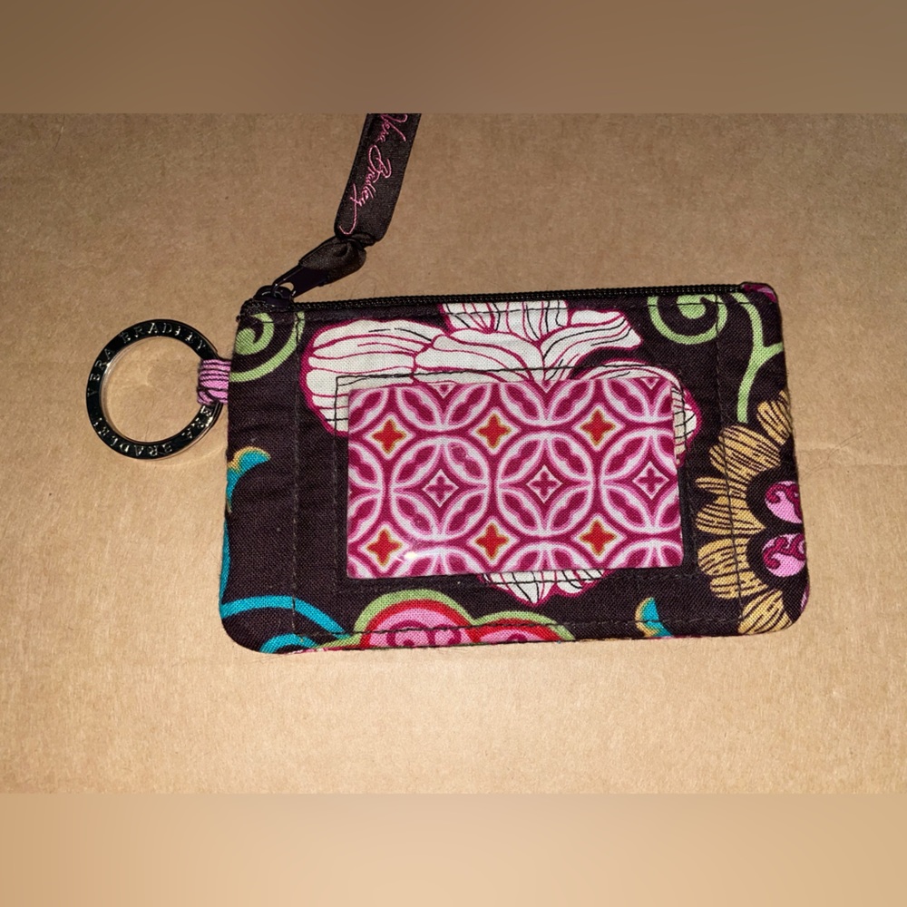 Vera Bradley Zip ID case wallet coin purse